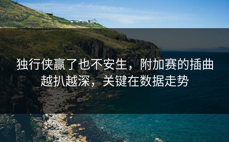 独行侠赢了也不安生，附加赛的插曲越扒越深，关键在数据走势